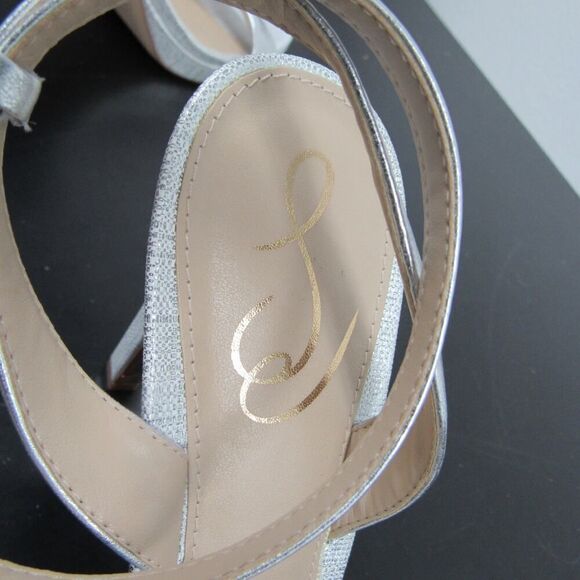 Sam Edelman Women Size 10 Silver Open Toe Jade Heels - Picture 7 of 7